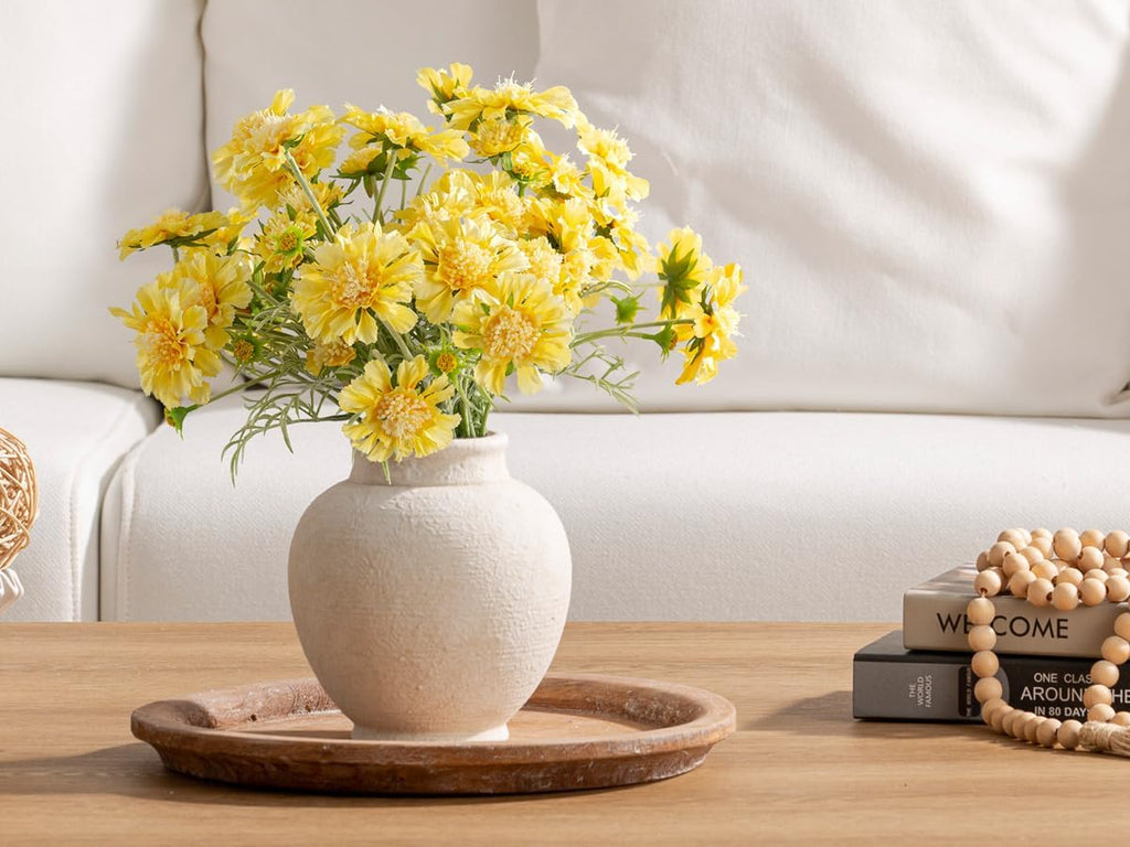 Rustic Farmhouse Decorative Ceramic Flower Vase
