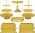Gold Metal Dessert Table Display Set
