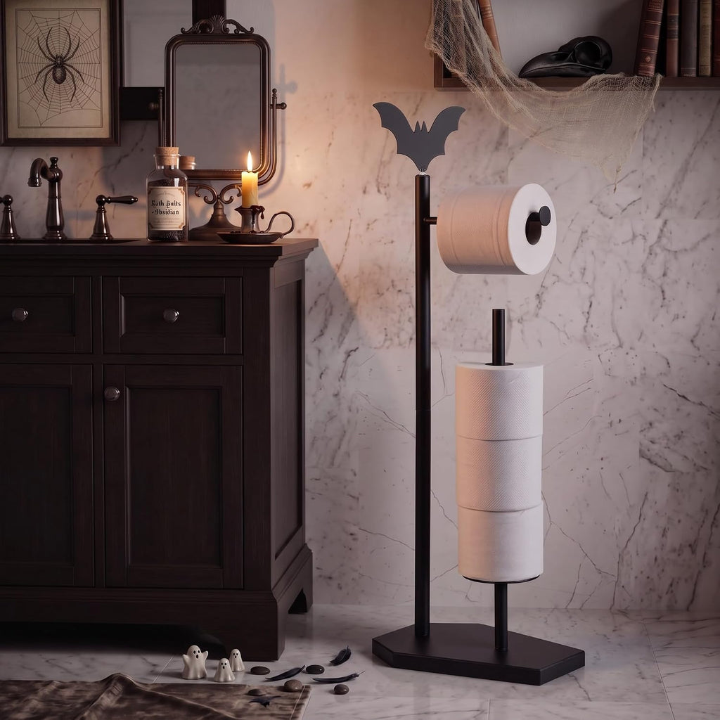 Gothic Freestanding Toilet Paper Holder Stand