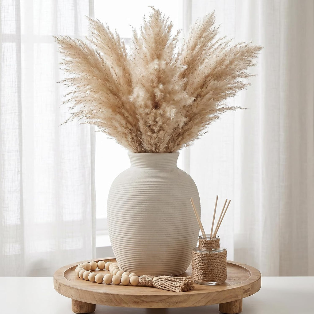 Waterproof White Ceramic Flower Vase